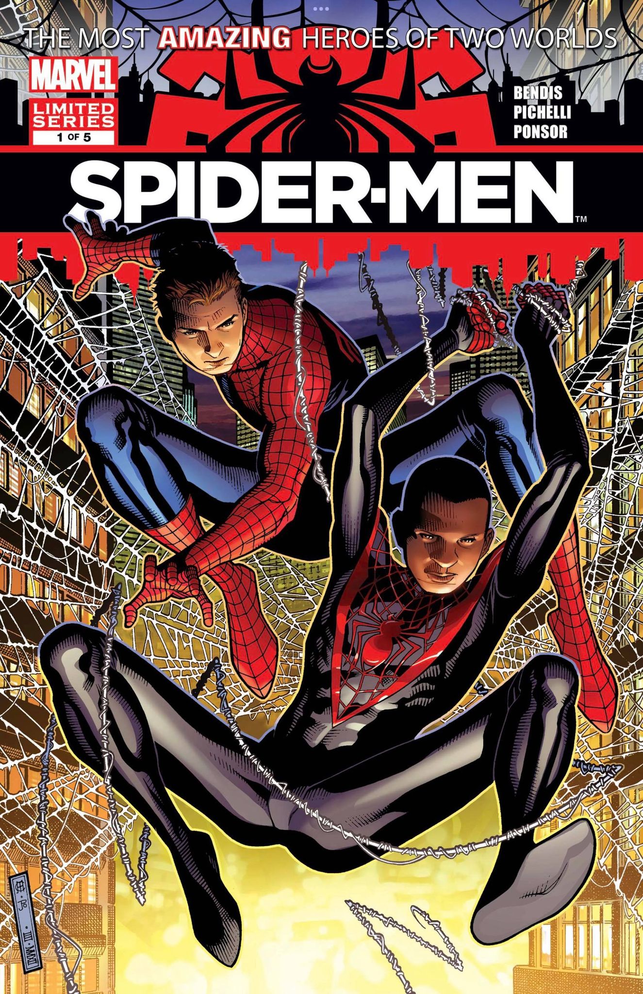 Spider-Men #1 cover