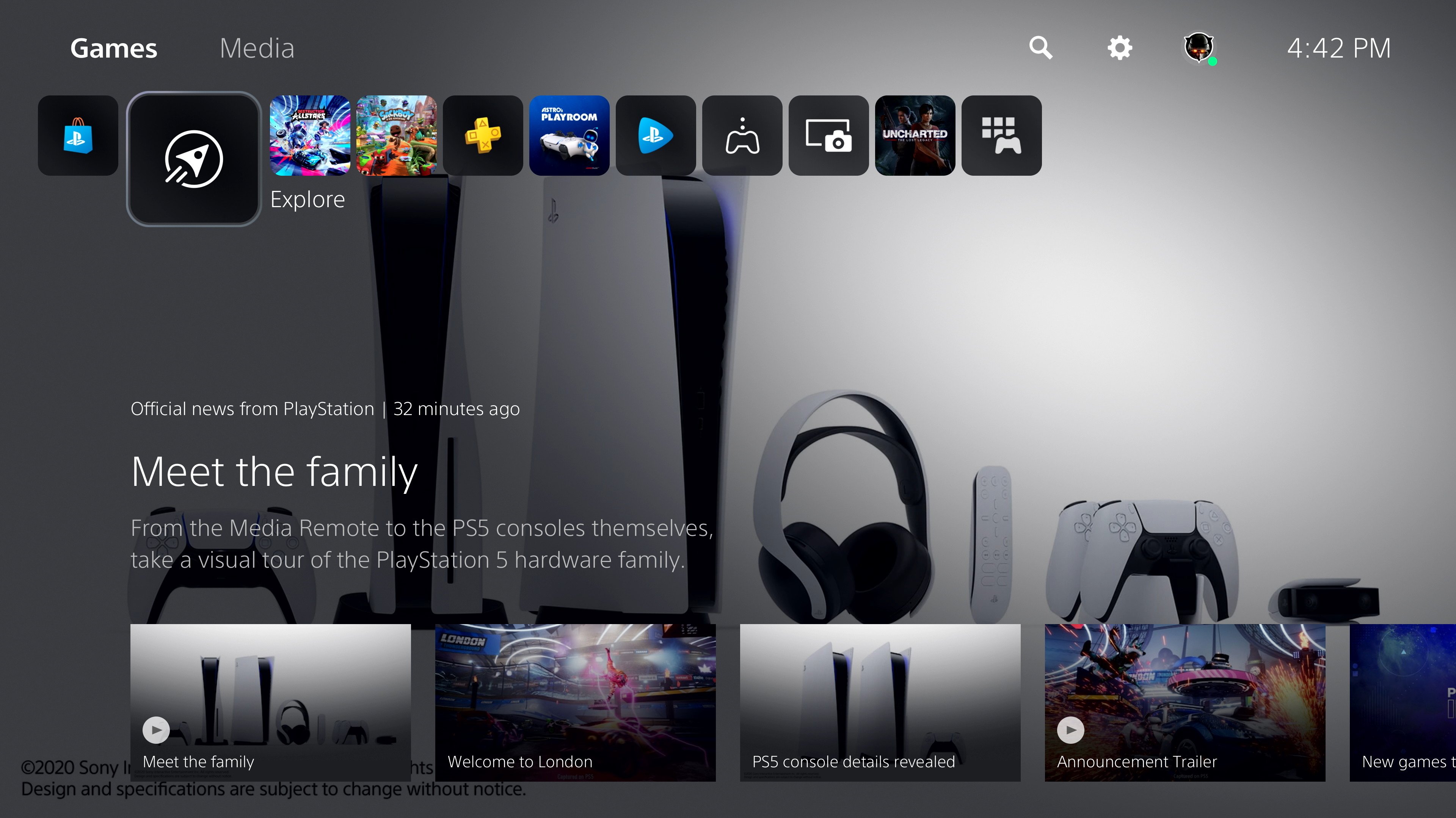 Image for PlayStation 5 User Interface Tour: Examining The New Menu System