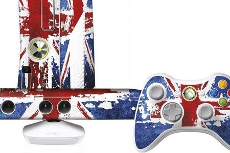 Image for Release date for Union Jack-painted Xbox 360 4GB Celebration Pack