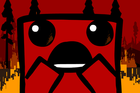 Team Meat prototyping Super Meat Boy iOS concept