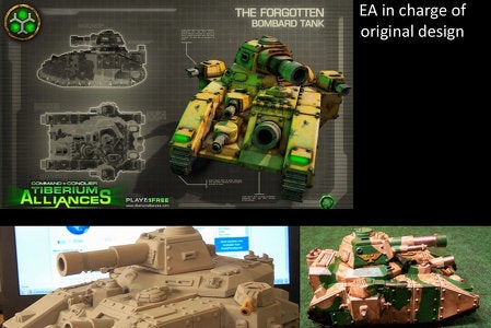 Image for EA accused of copying Warhammer 40k tanks for Command & Conquer Tiberium Alliances