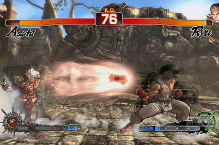 Imagem para Ryu de Street Fighter em Asura's Wrath