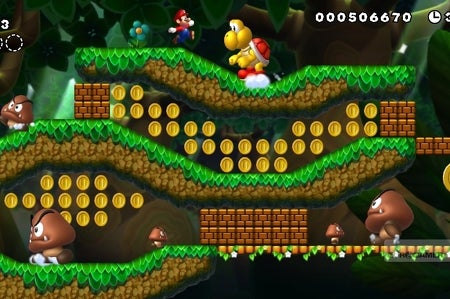 Image for New Super Mario Bros. 2 co-op mode shown