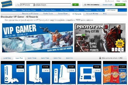 Image for Blockbuster launches VIP Gamer rewards scheme