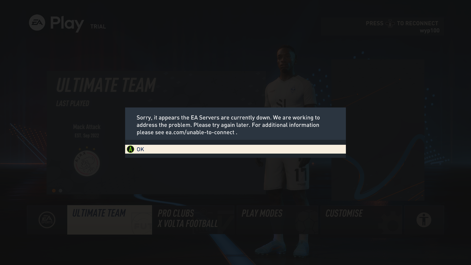 Afbeeldingen van FIFA 23 servers nu al offline
