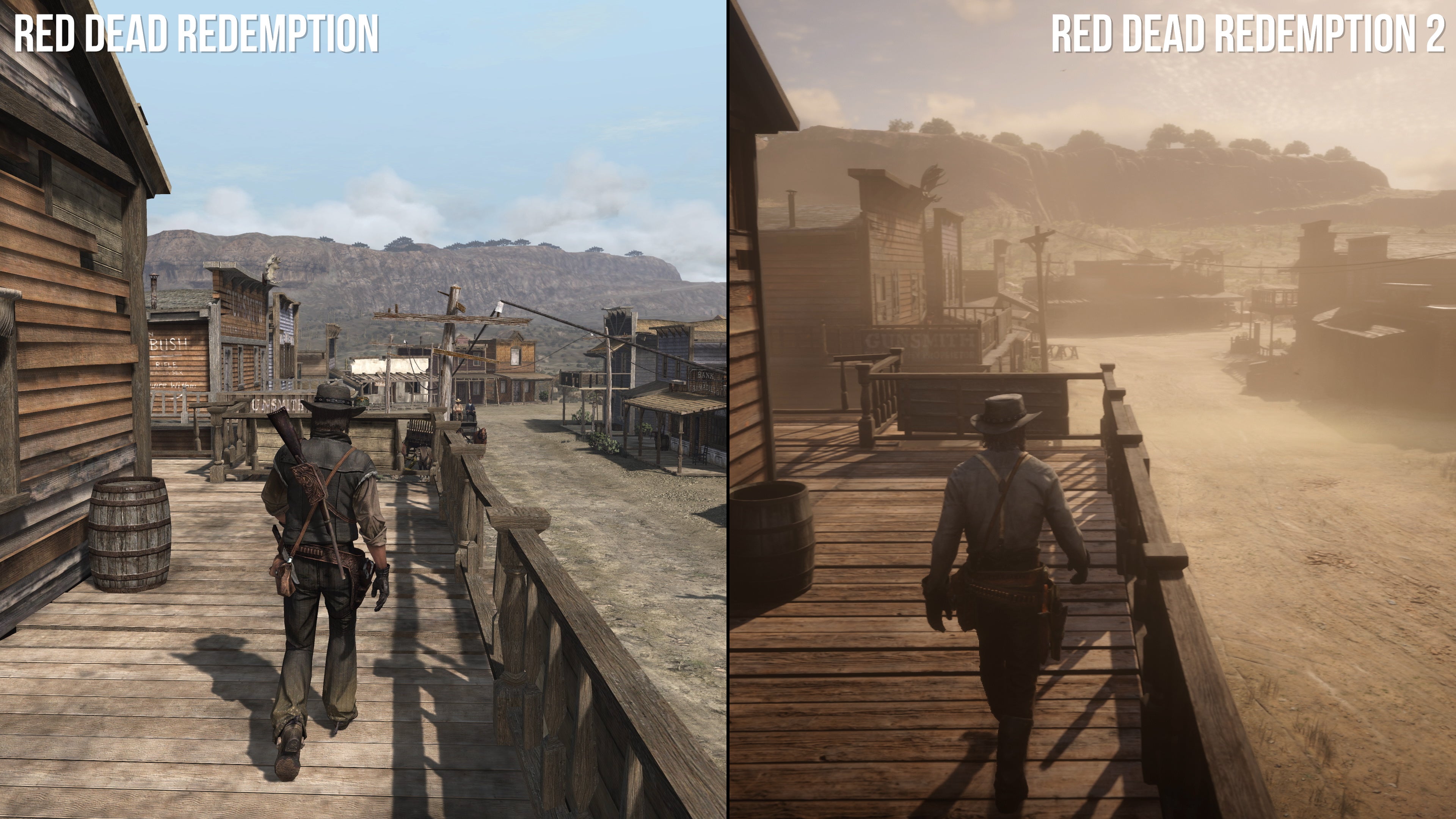 rent faktisk Jeg var overrasket ganske enkelt Blackwater and beyond: Red Dead Redemption 1/2 directly compared |  Eurogamer.net