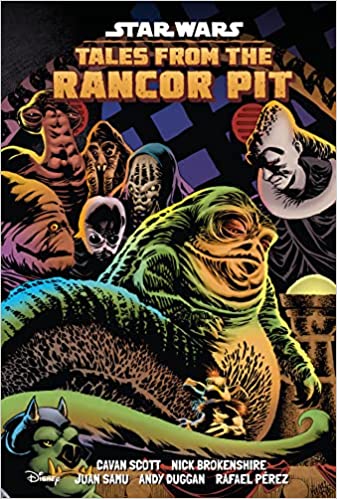 Cover of Tales from the Rancor Pit featuring Jabba the Hut and more characters