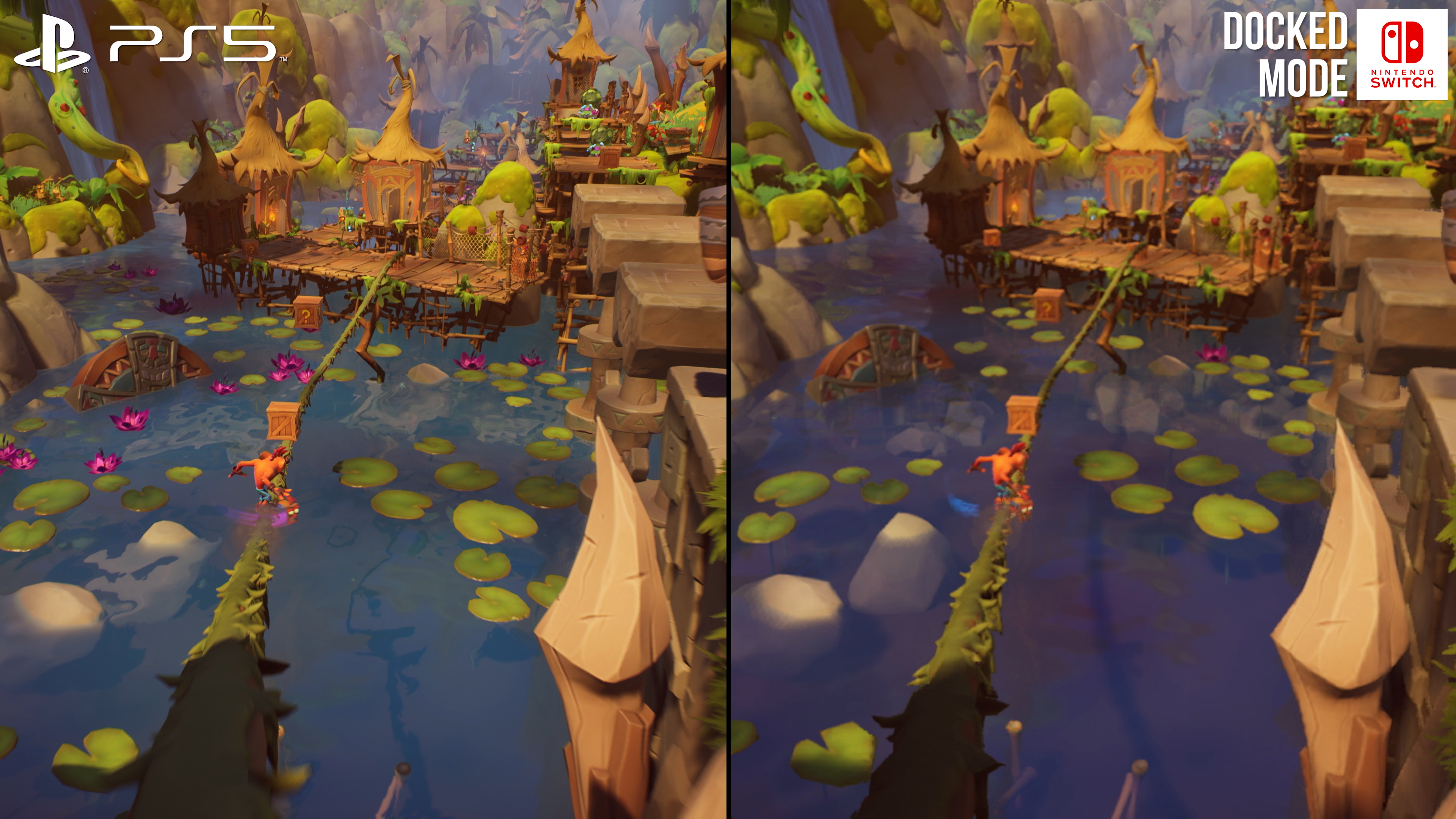 Crash Bandicoot 4 revisted  PlayStation 5 vs Nintendo Switch - 45