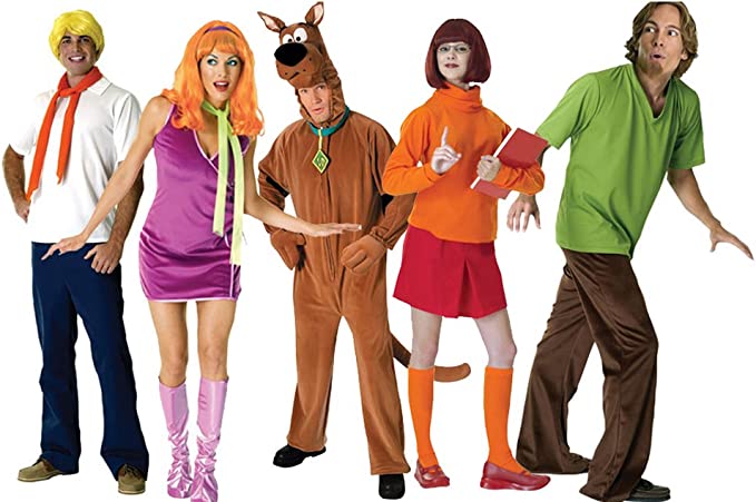 Scooby Doo gang dressed up in costumes