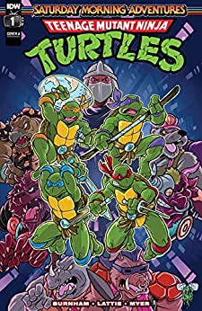 Cover of Teenage Mutant Ninja Turtles Sunday Morning Adventures featuring the team of Ninja turtles