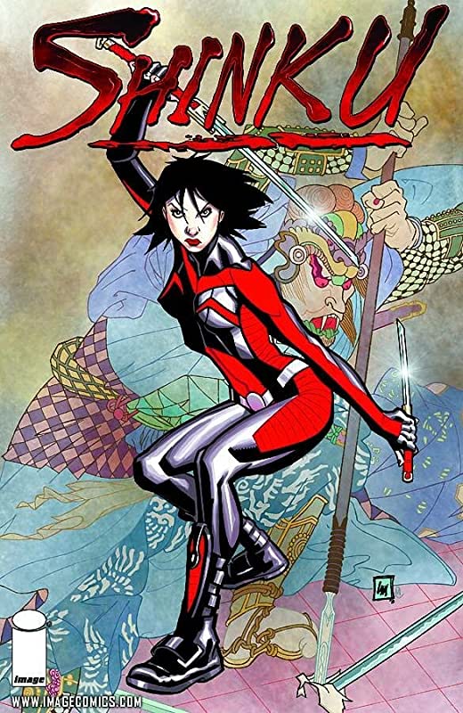 Illustrated cover featuring a woman holding a sword