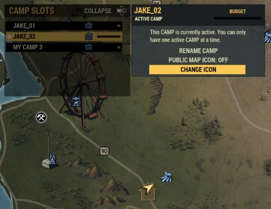 Fallout 76 is introducing CAMP slots  allowing switching between builds - 20