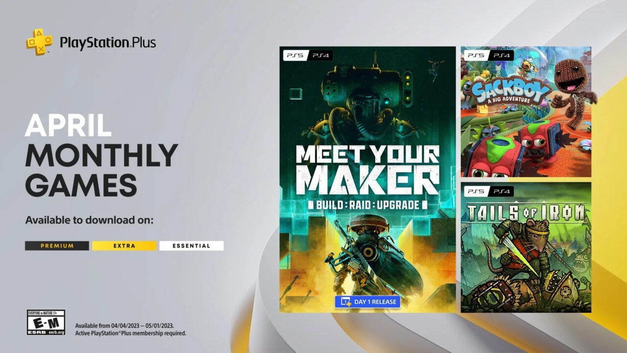 Imagem para Jogos PS Plus Essential de abril anunciados