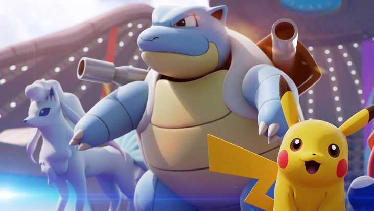 Imagem para Pokémon Unite esconde a pontuação para evitar desistências