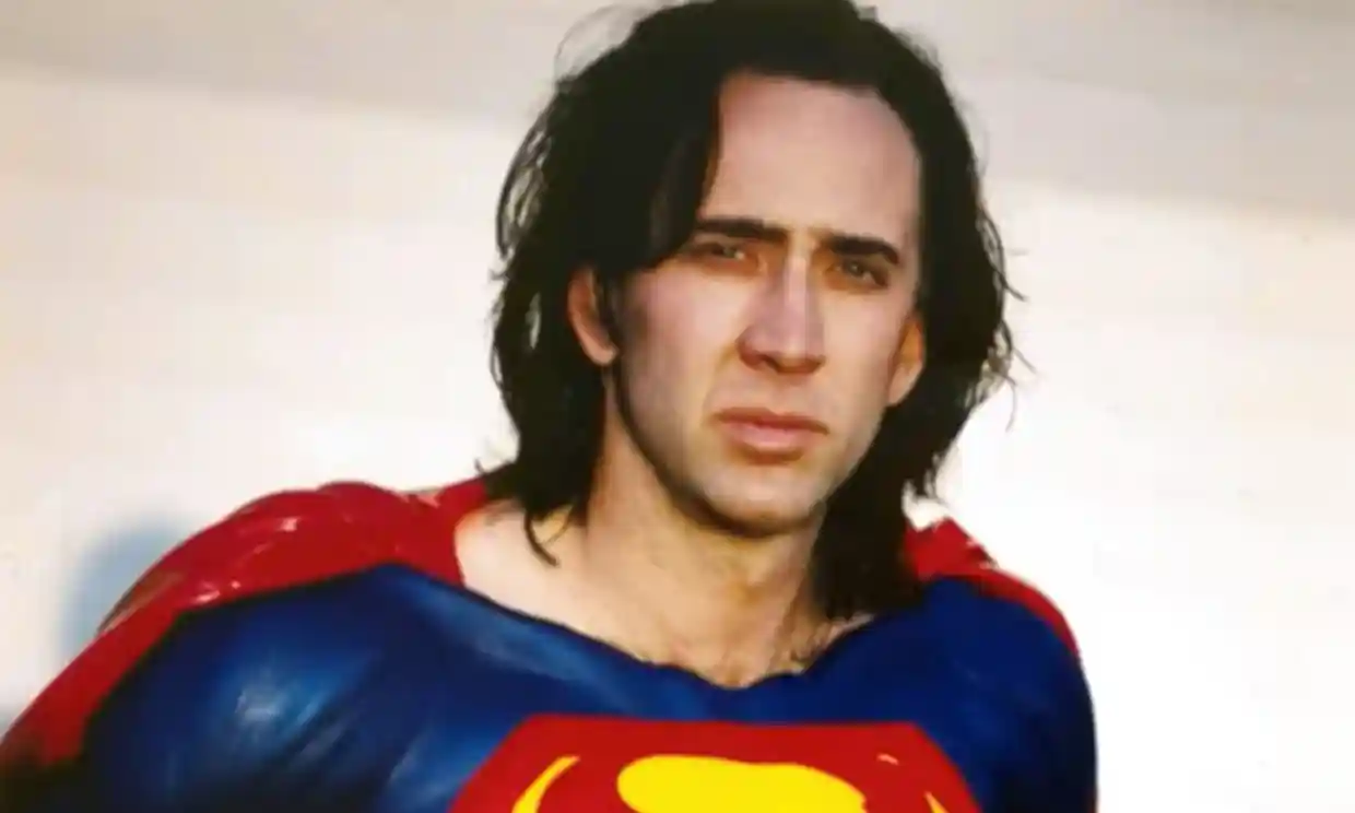 Image for The story behind that Nicolas Cage Superman cameo (and the spider) in DC's The Flash movie