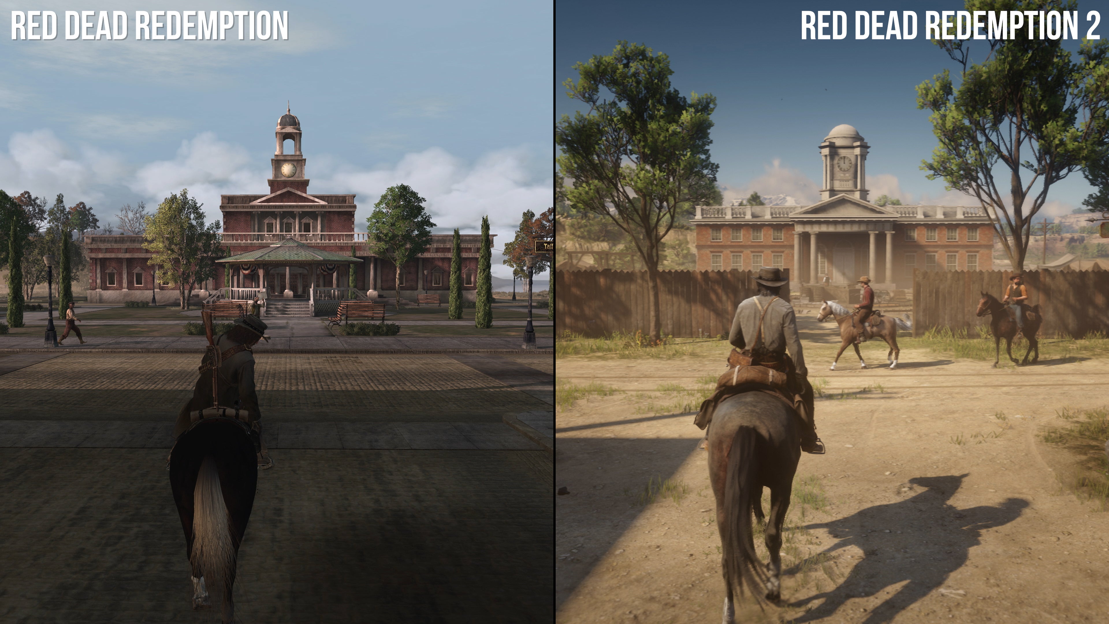 rent faktisk Jeg var overrasket ganske enkelt Blackwater and beyond: Red Dead Redemption 1/2 directly compared |  Eurogamer.net