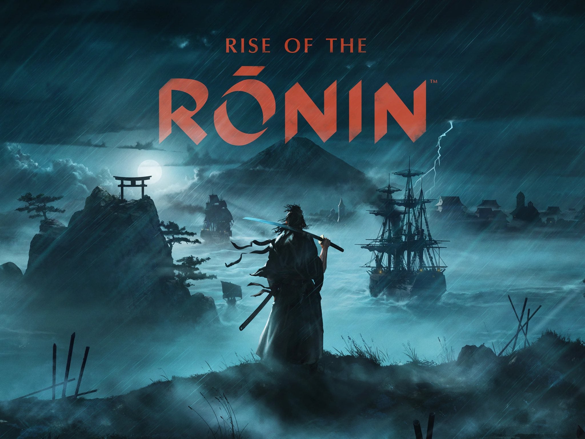 Imagem para Rise of the Ronin perto do clímax do desenvolvimento