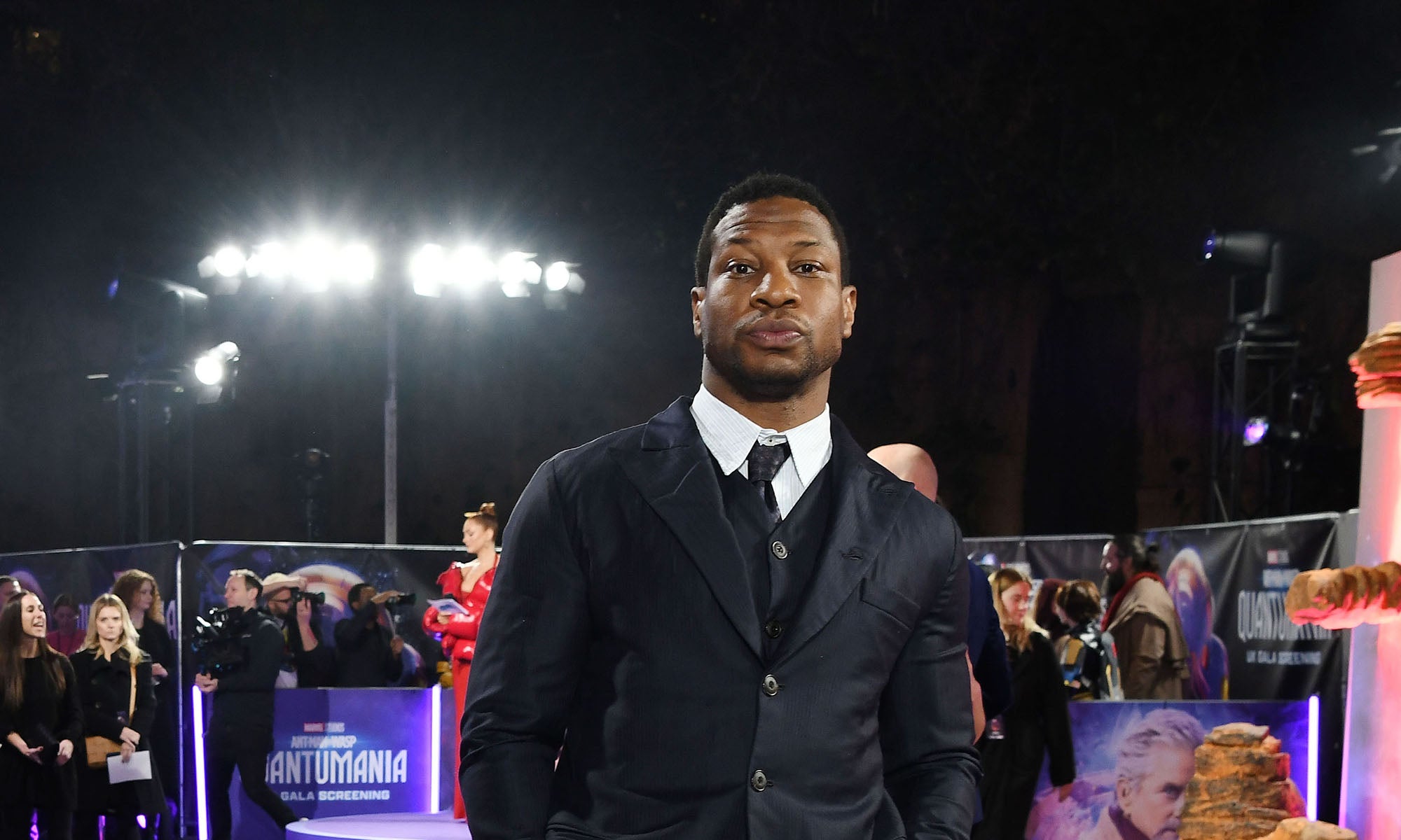Jonathan Majors at the Ant-Man and the Wasp: Quantumania world premiere