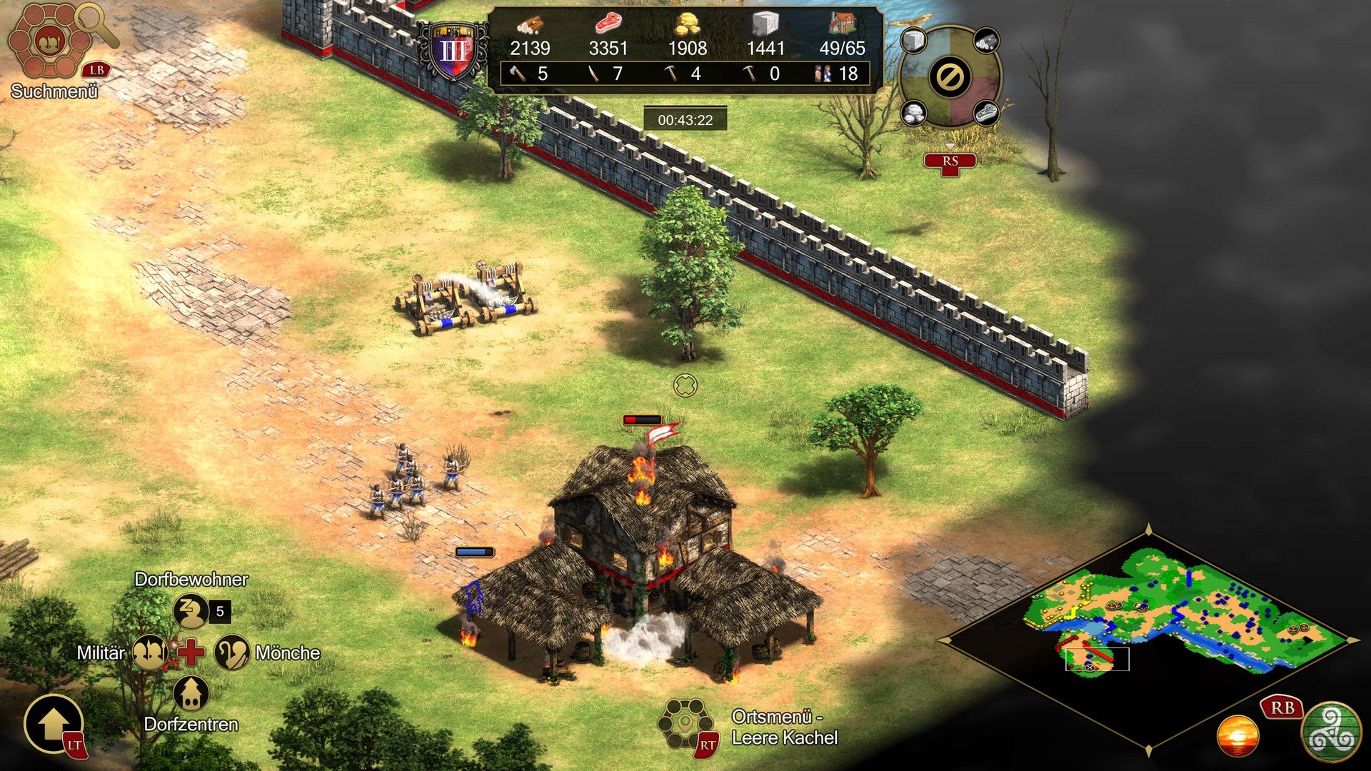 Ein Angriff in Age of Empires 2: Definitive Edition auf der Xbox.