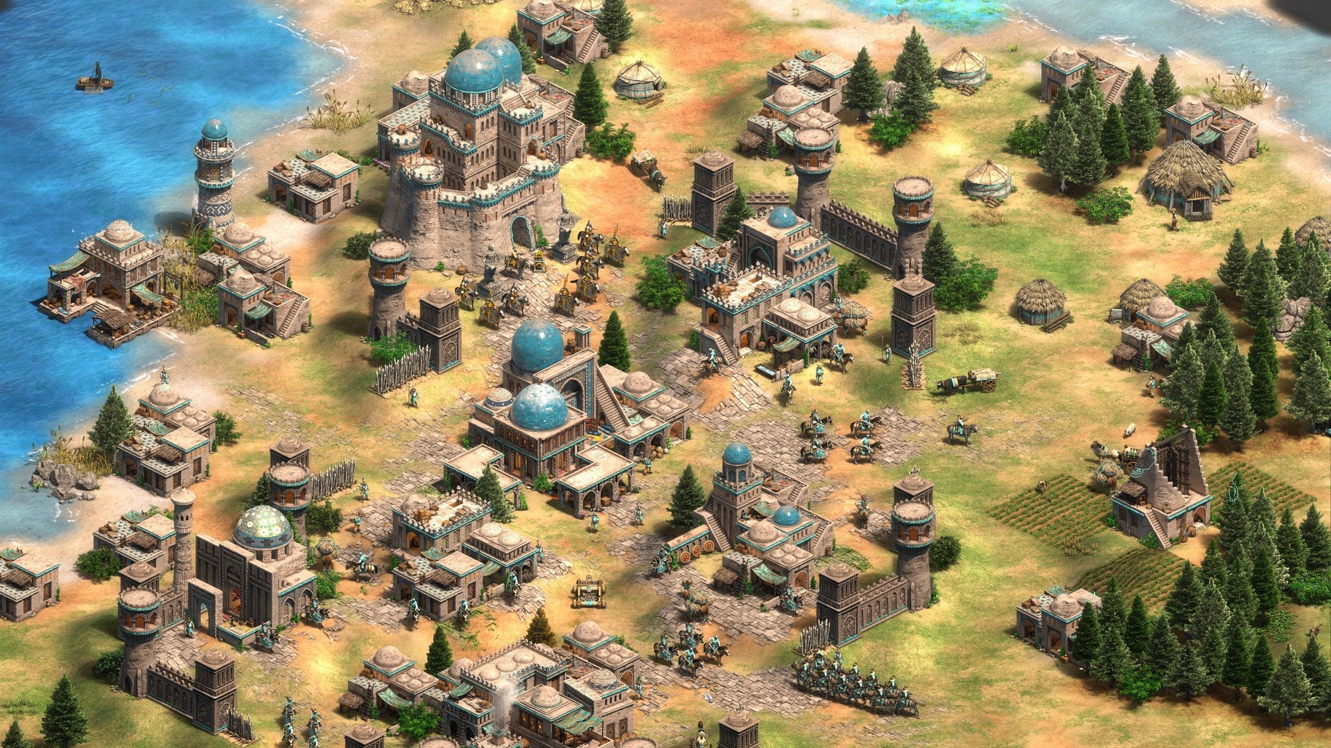 Eine Siedlung in Age of Empires 2.