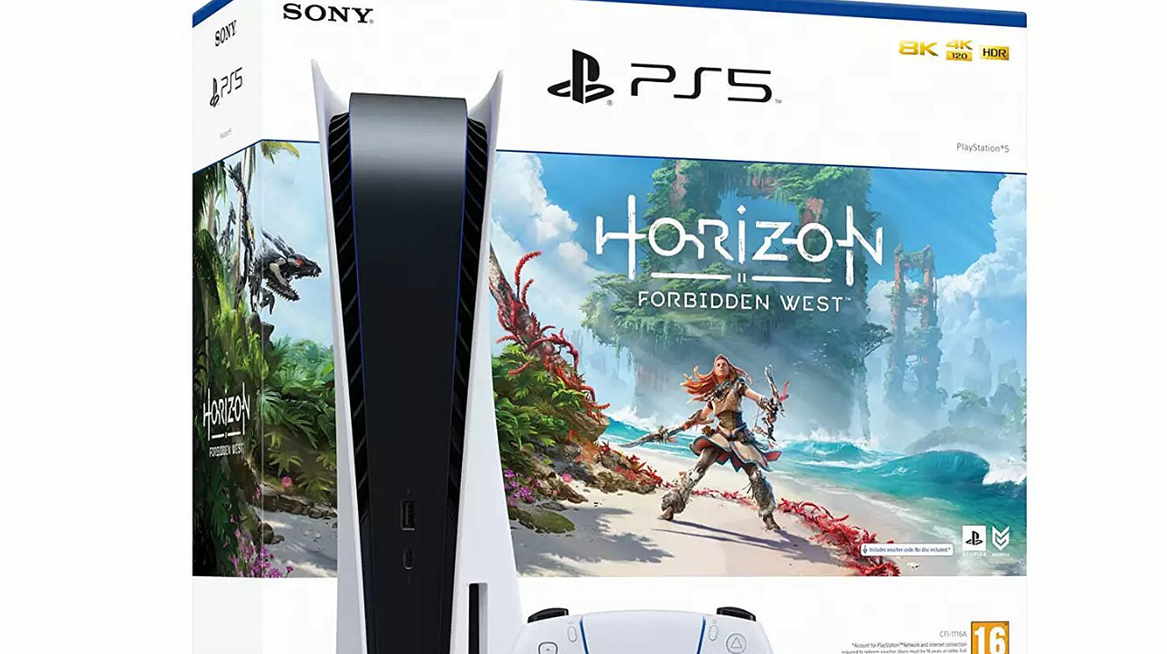 Image for New PS5 bundle sends Horizon Forbidden West back to No.1 | UK Boxed Charts