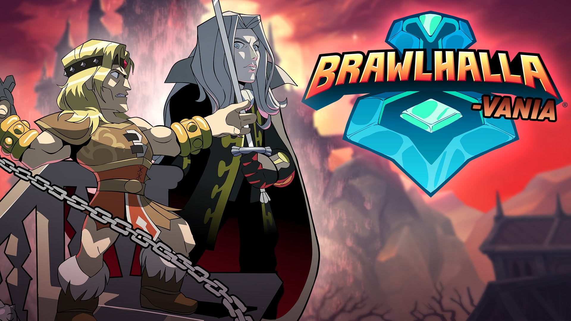 Image for Simon Belmont and Alucard are paying a visit to Brawlhalla over Halloween
