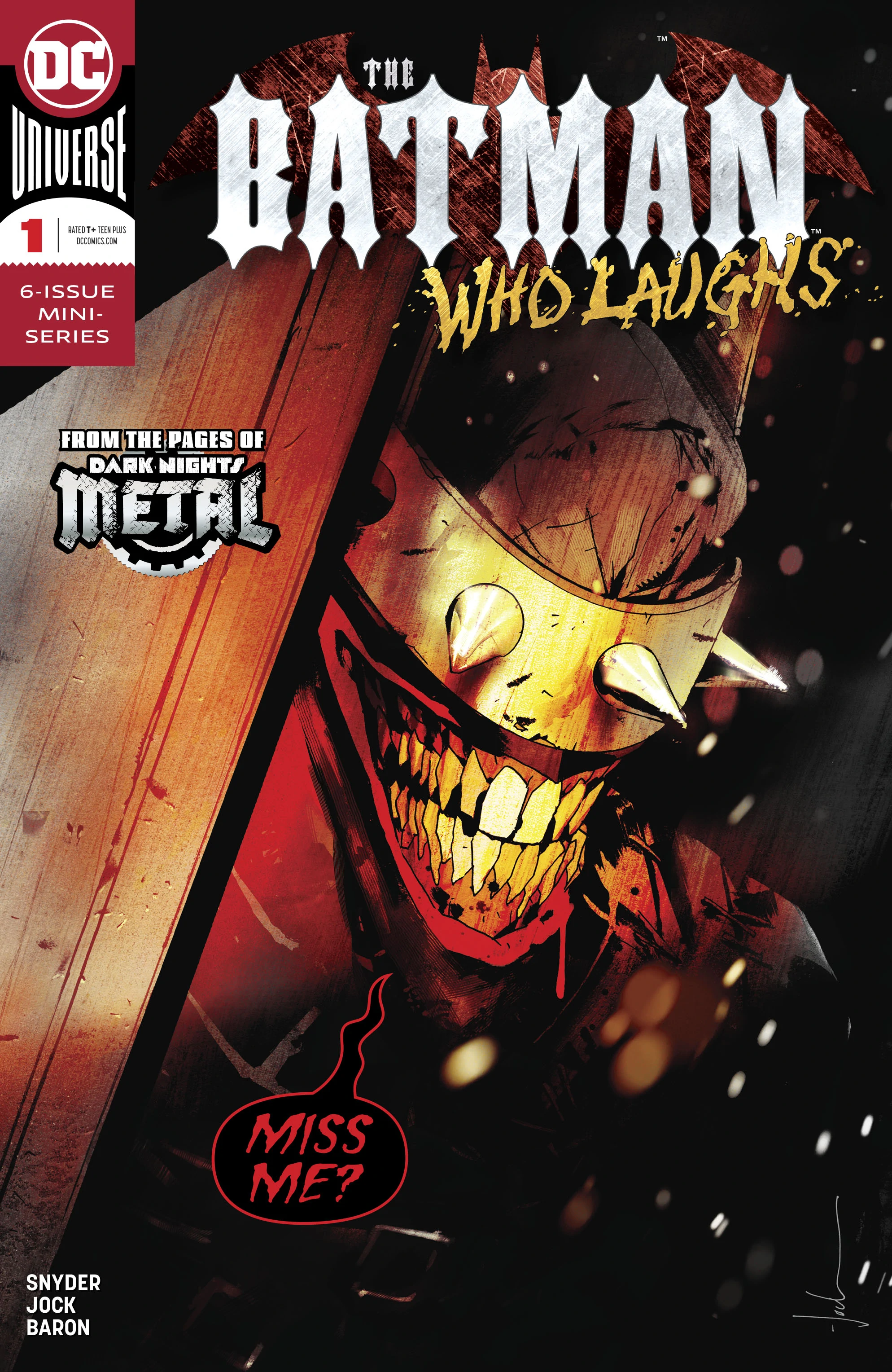 Cover of Batman who laughs