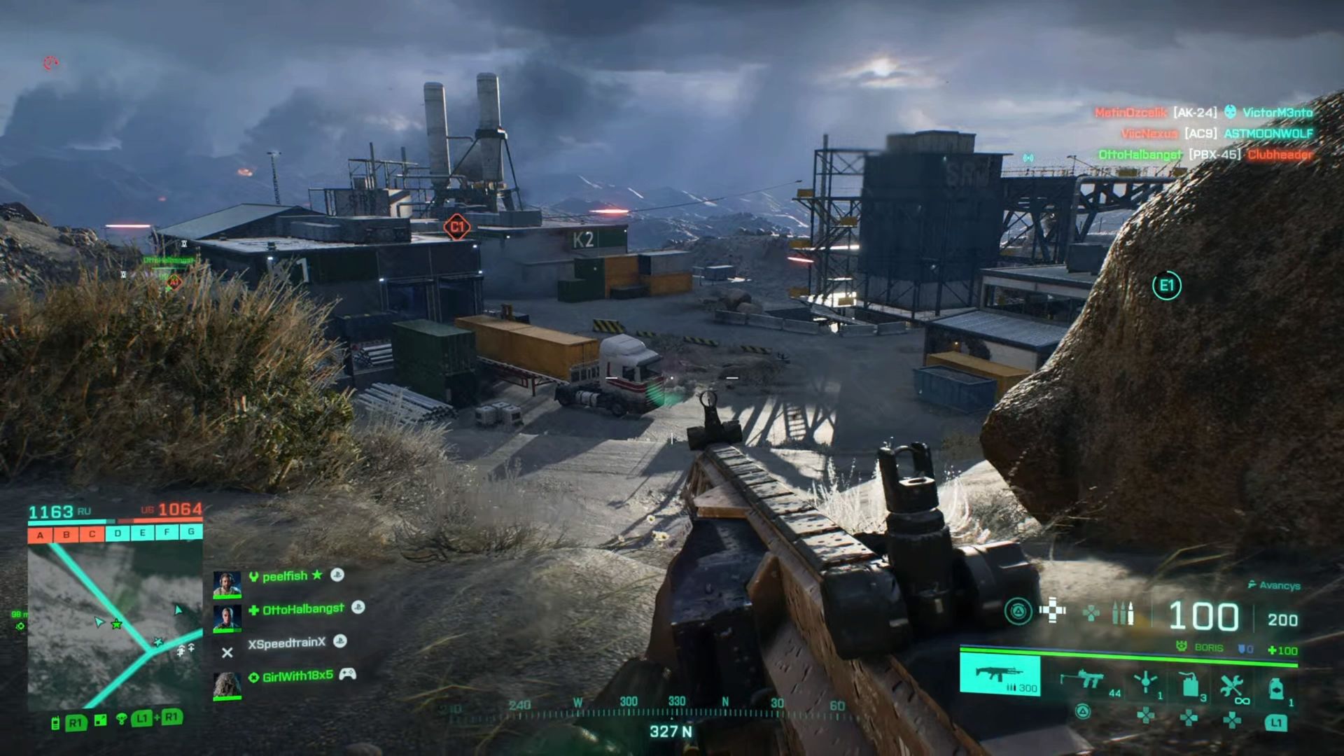 State of the Game Battlefield 2042 - camping on a hill looking down on the rest of the map