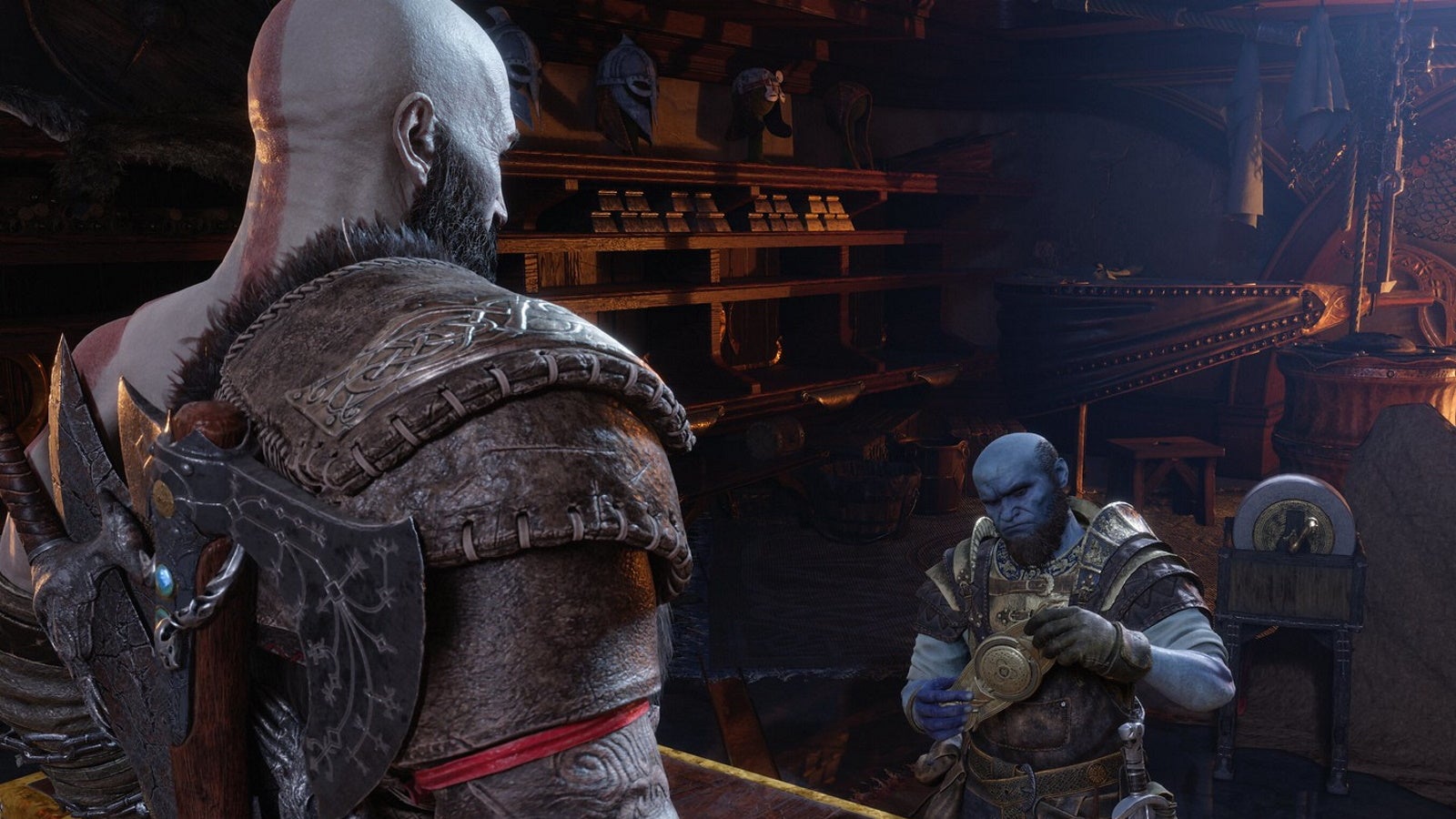 Image for God of War Ragnarök best armor sets, including best early armor and how to get Steinbjorn set