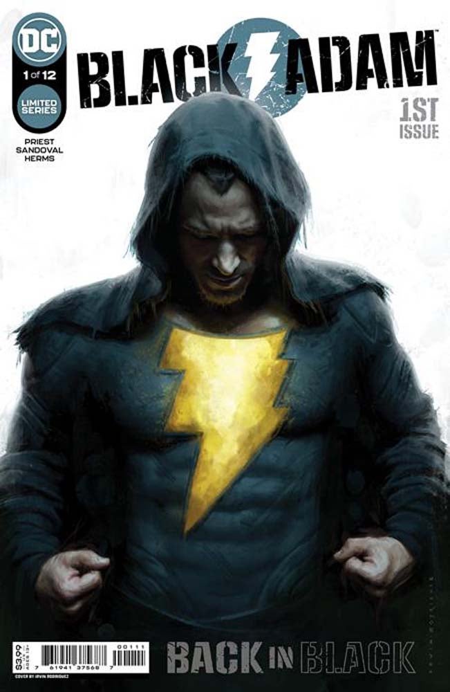 Black Adam #1 main cover by Irvin Rodriguez