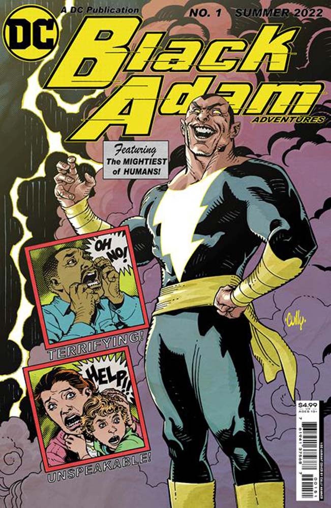 Black Adam #1 variant cover by Cully Hamner