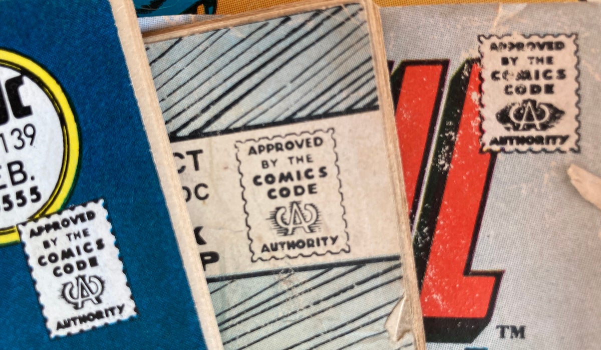 Comics Code Authority Seal on covers