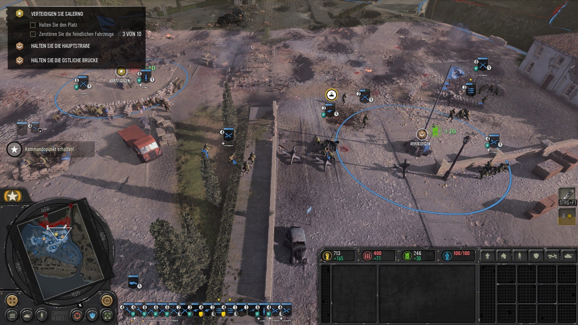 Eine Mission in Company of Heroes 3.