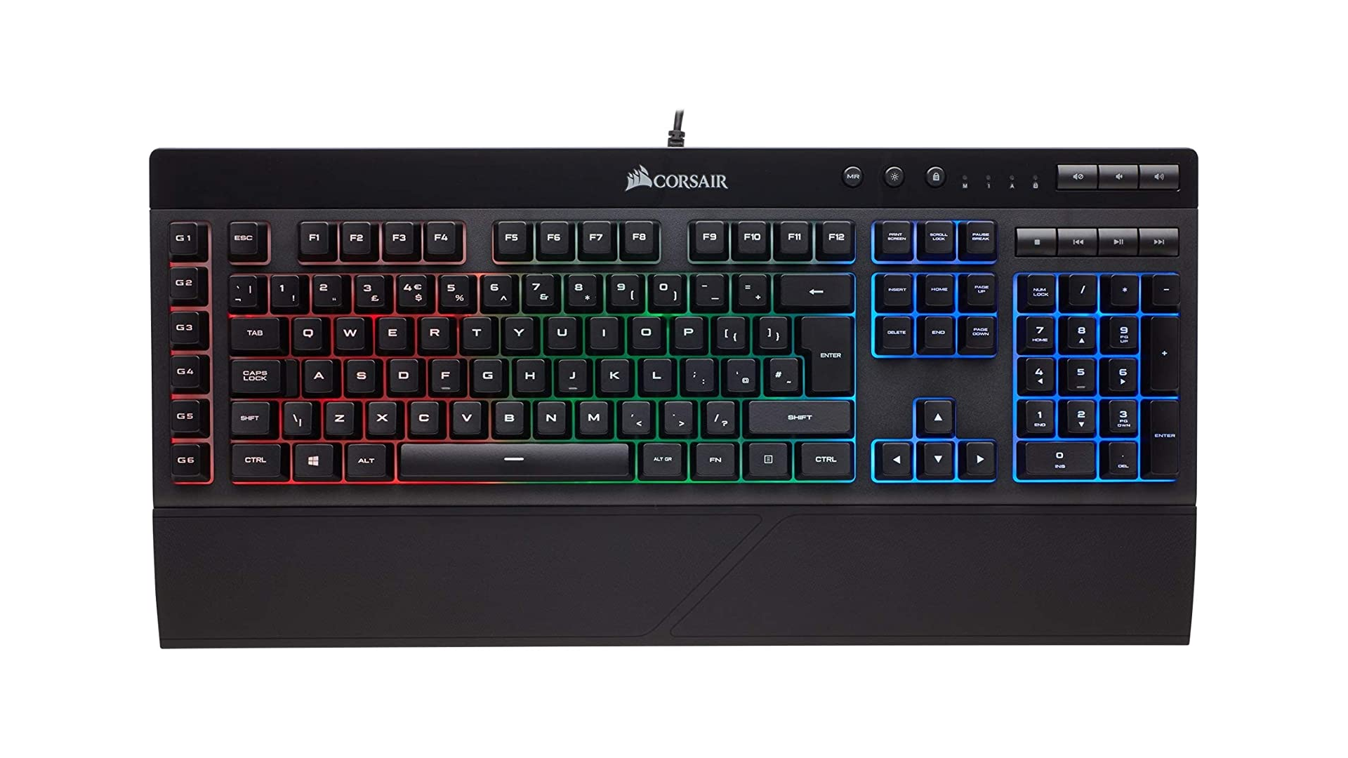 Image for Get 25% off this Corsair K55 gaming keyboard on Amazon