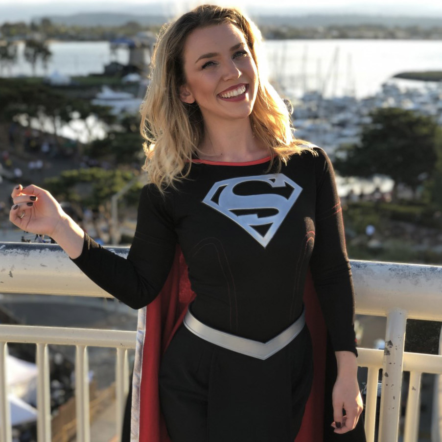 Finally finished sewing my Supergirl costume! : r/sewing