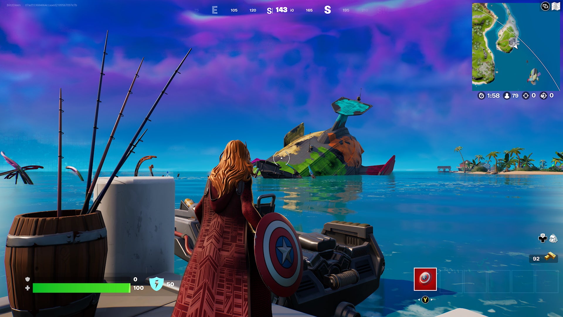 Crashed IO Airship locations and where to dance at different crashed IO Airships in Fortnite - 94