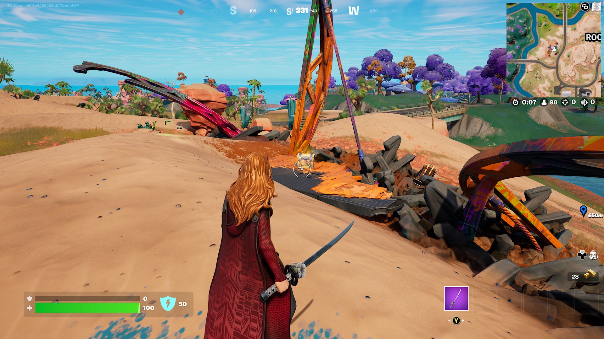 Crashed IO Airship locations and where to dance at different crashed IO Airships in Fortnite - 90