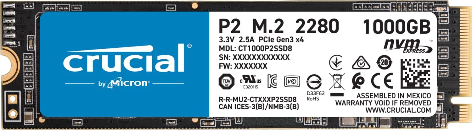 Image for Get the Crucial P2 1TB NVMe SSD for under £65