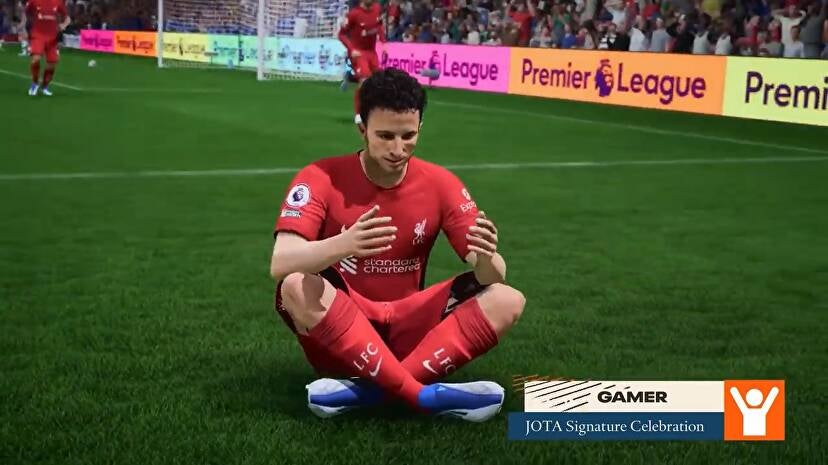 Imagem para FIFA 23 inclui festejo ‘gamer’ de Diogo Jota