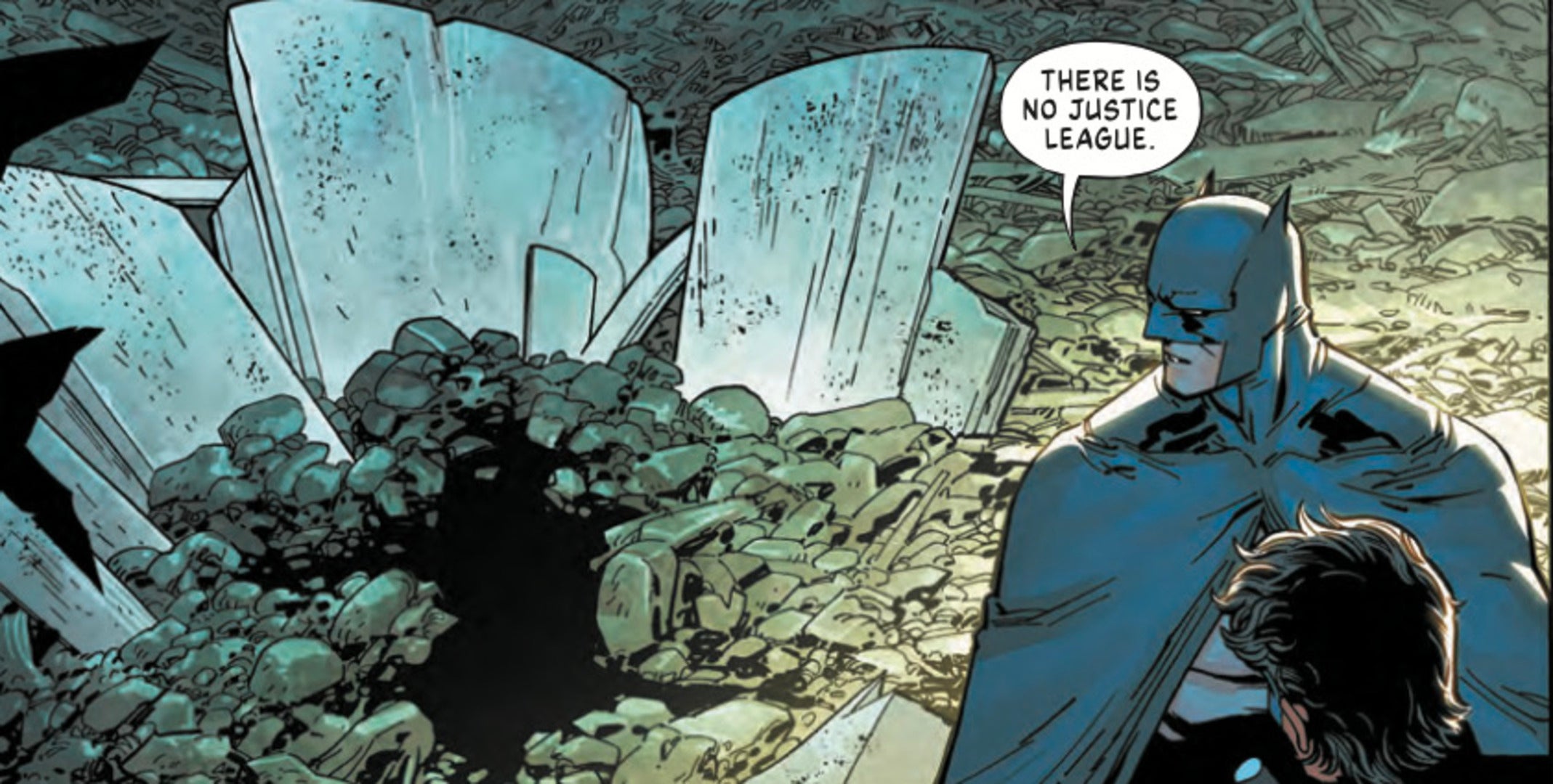 Batman announces Justice League's end