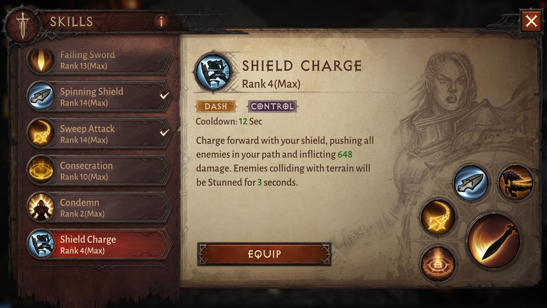 Diablo Immortal Crusader best build  skills  gear  gems  and Paragon Points - 11