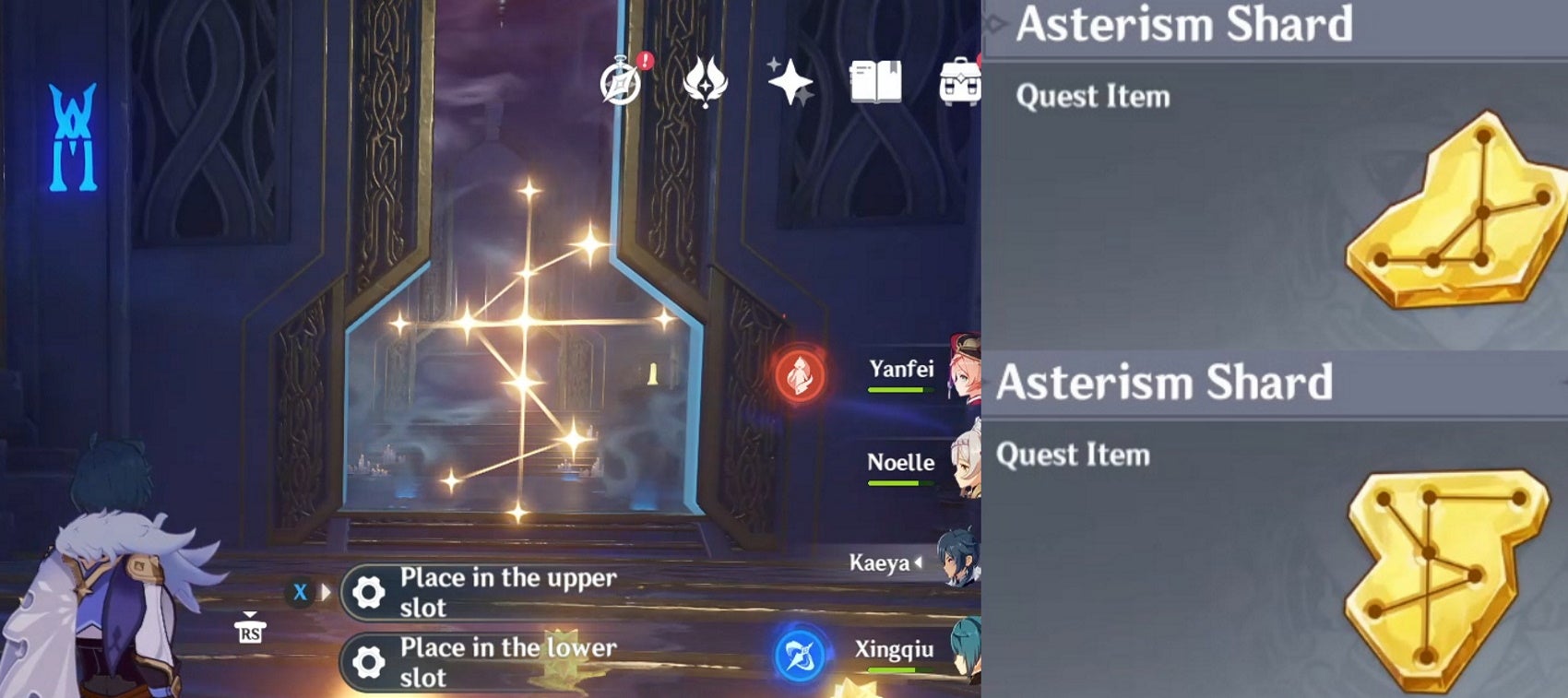 Genshin Impact astral puzzle solutions for Mona domain - 13