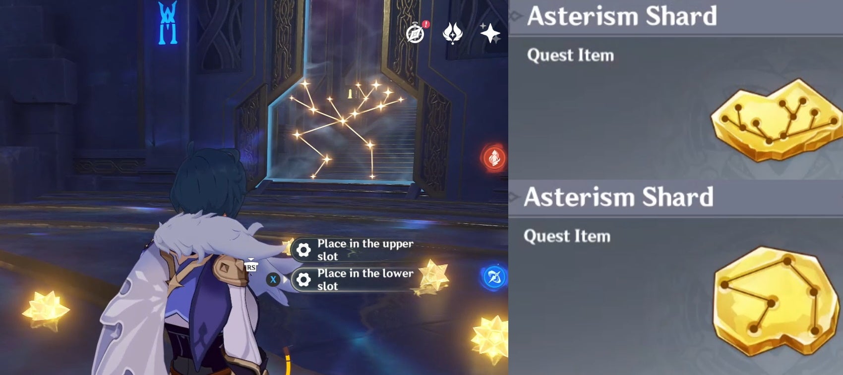 Genshin Impact astral puzzle solutions for Mona domain - 62