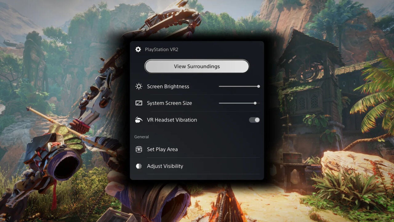 Imagem para PS VR2 permitirá personalizar área de jogo e transmitir gameplay