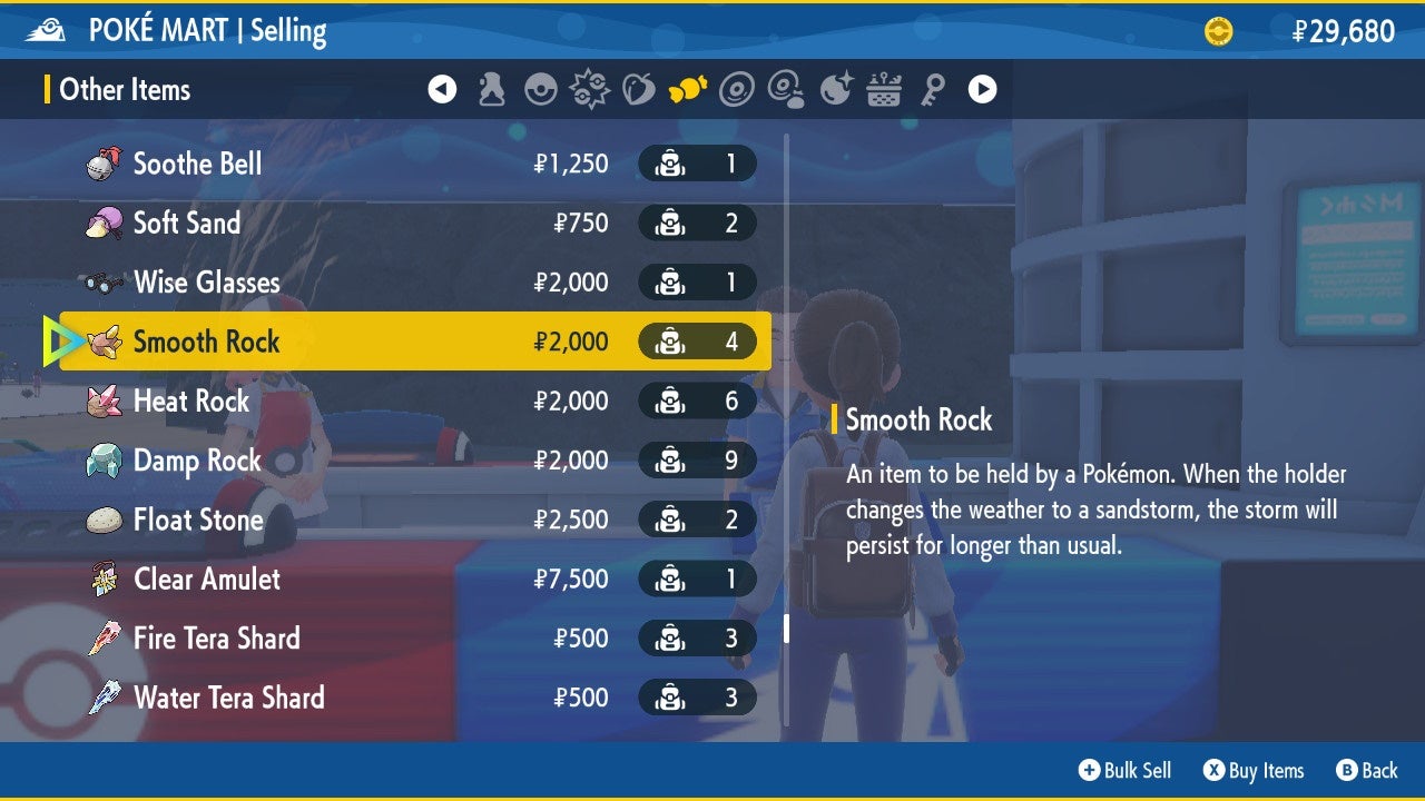 Pok mon Scarlet and Violet easy money farming method  including Amulet Coin location - 89