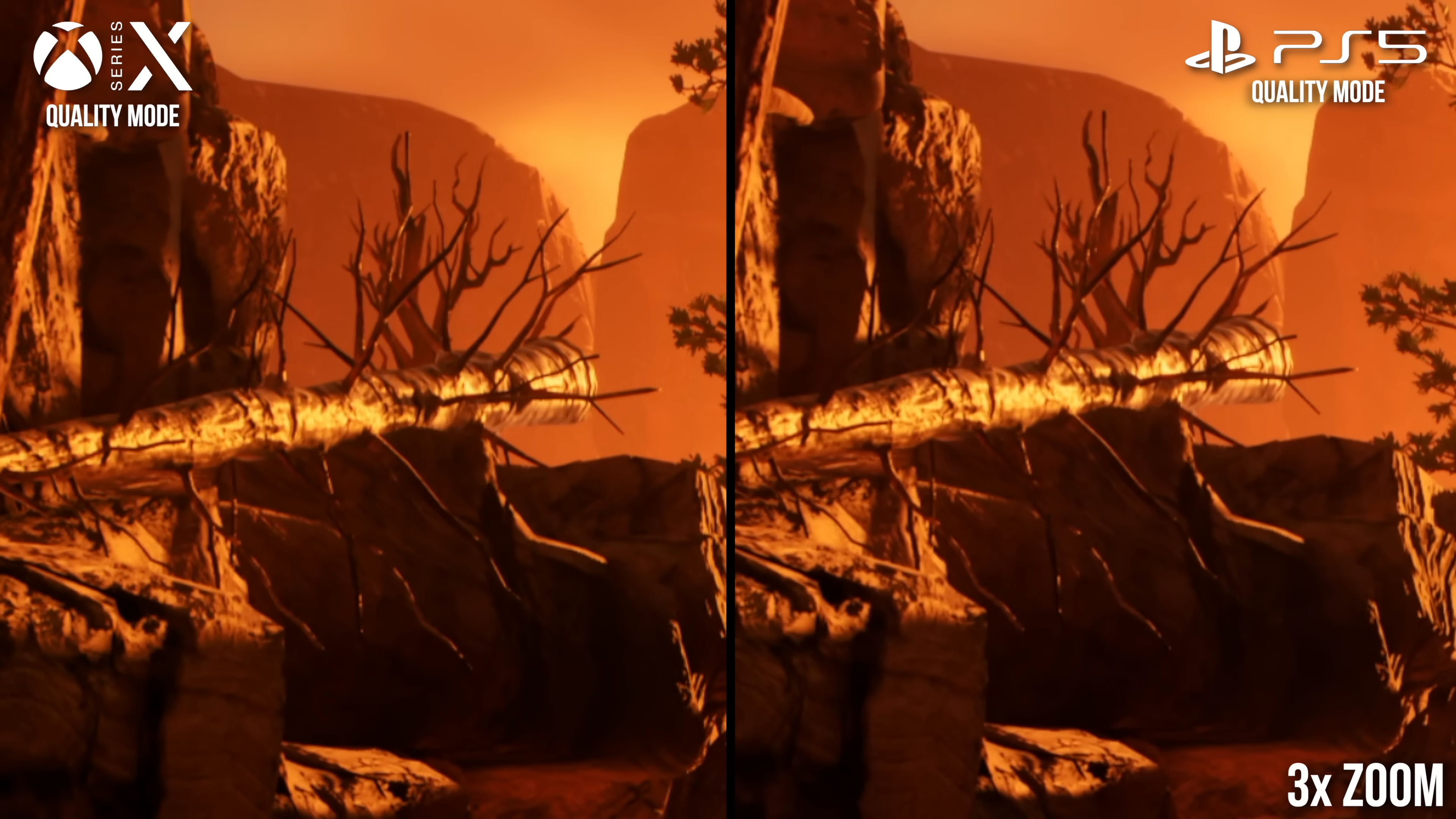 Evil West Digital Foundry Tech Review PS5 vs Xbox Series X S 4K30 vs 1080p60 7 14 screenshot