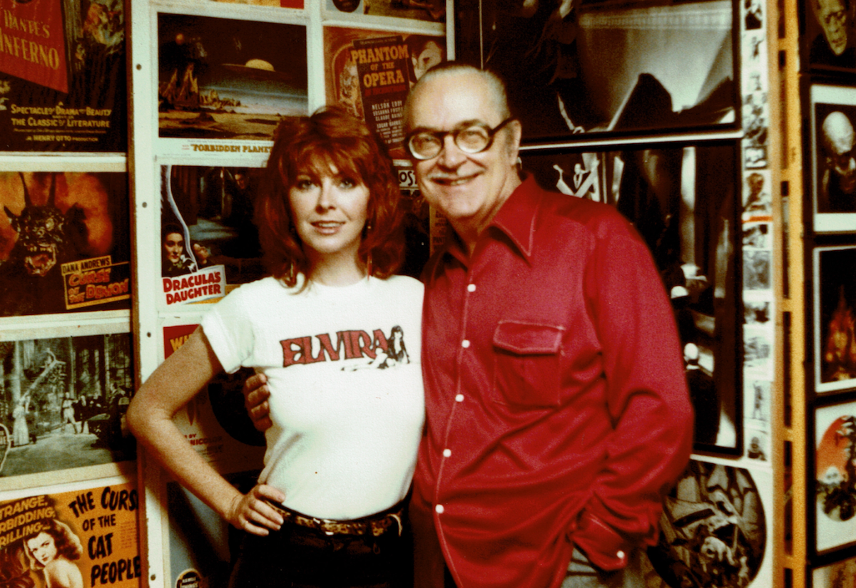 Peterson and Forrest J Ackerman, editor of Famous monsters of Filmland