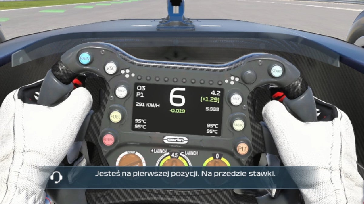 Obrazki dla F1 22 - ekran wielofunkcyjny, komunikacja z zespołem