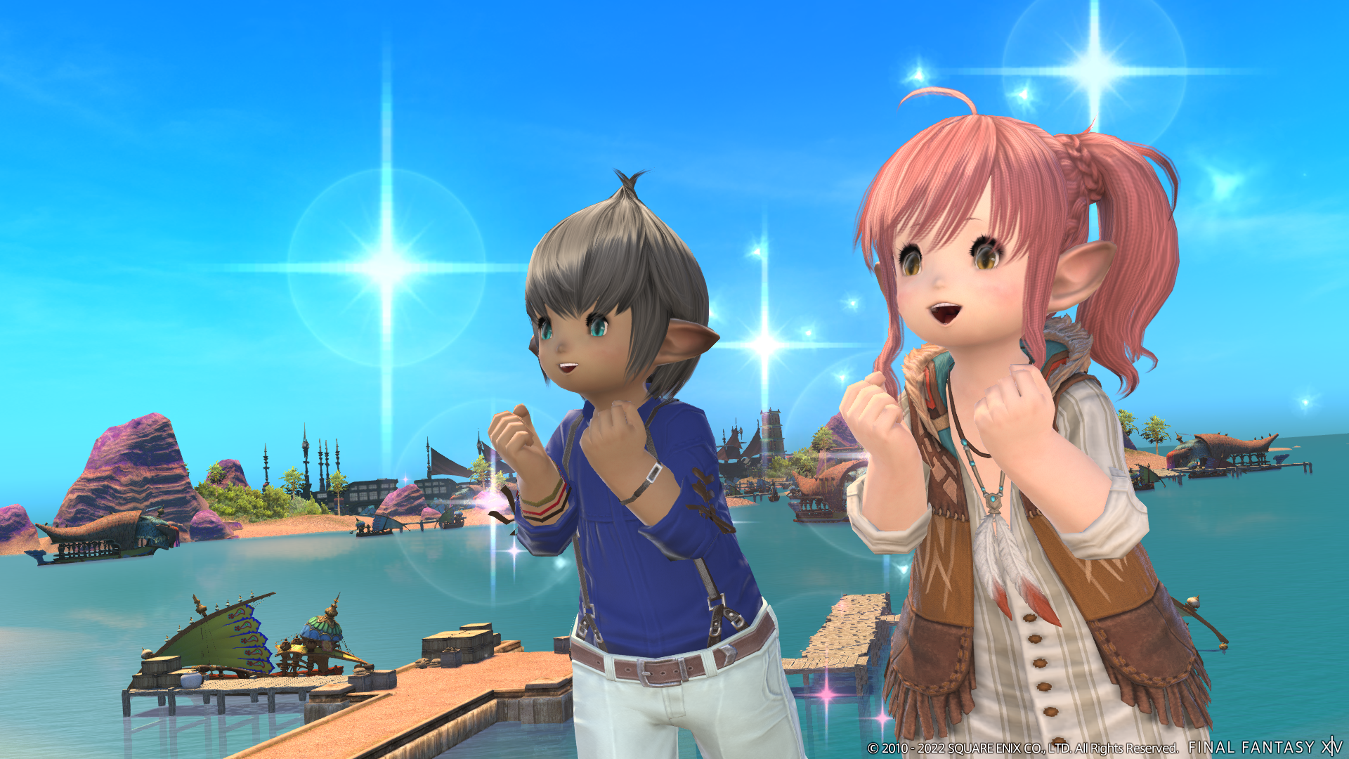 Excited lalafells