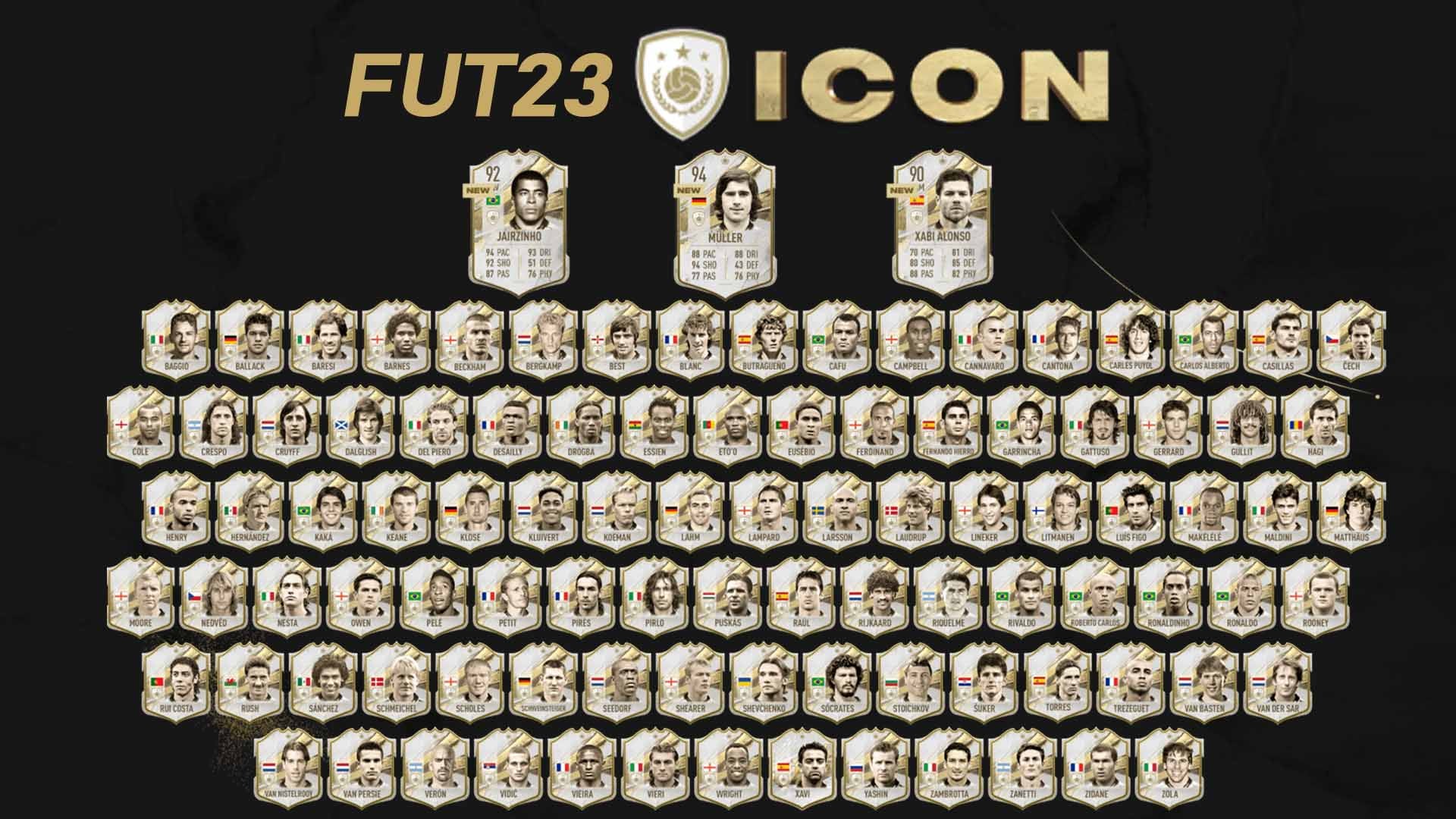 FIFA 23 Icons Alle 102 Ikonen Und Ihre Ratings In FUT Ultimate Team 